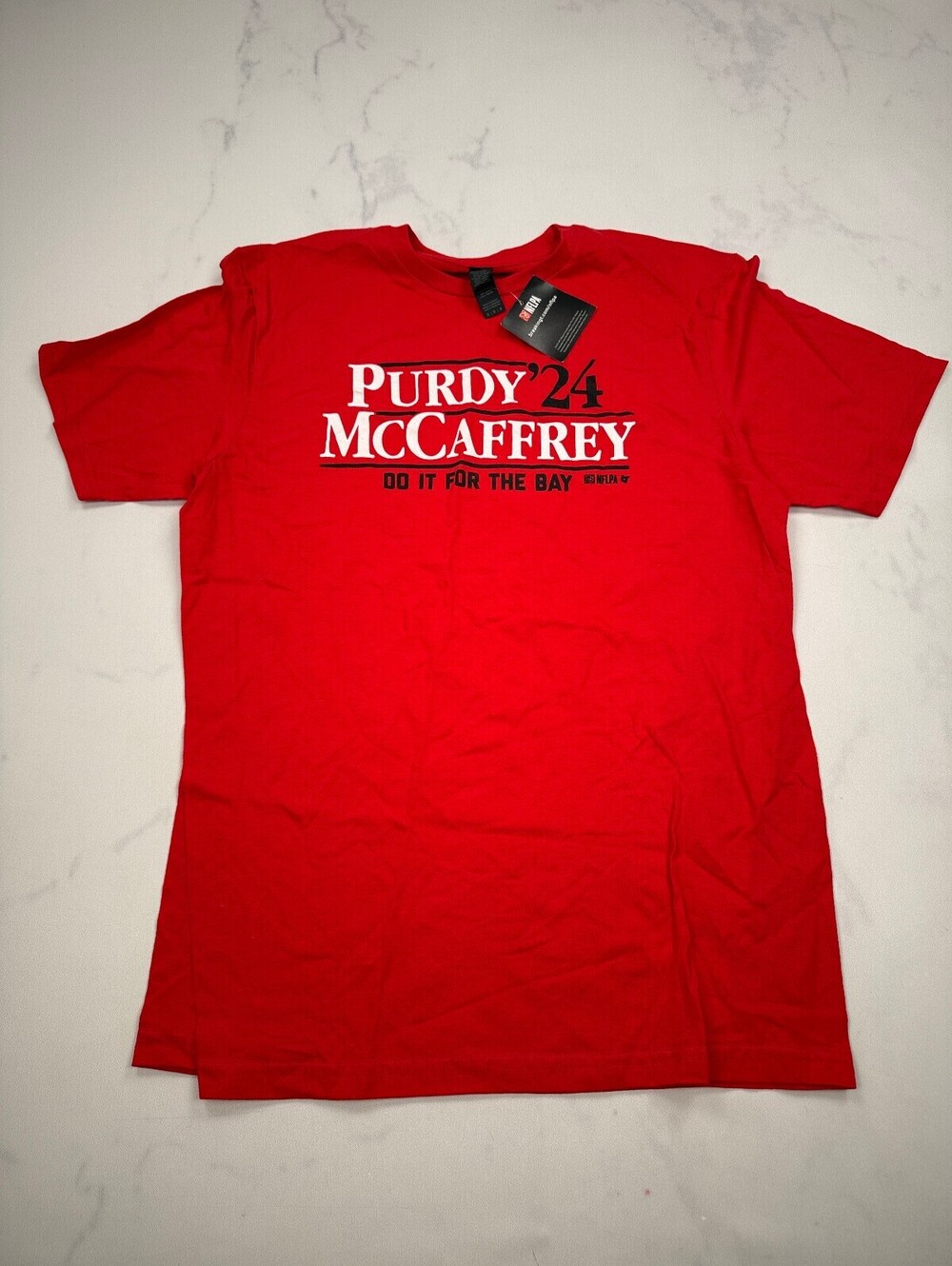 BreakingT San Francisco 49ers Purdy McCaffery Graphic Tee Red Graphic - Mens M